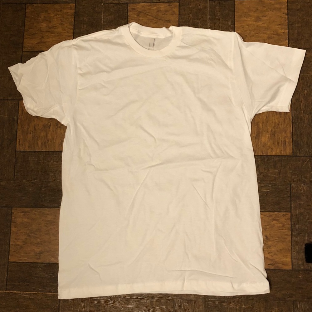 American Apparel White Shirt Nike Dunk AF1 Jordan 1 New Balance 990 Adidas Samba